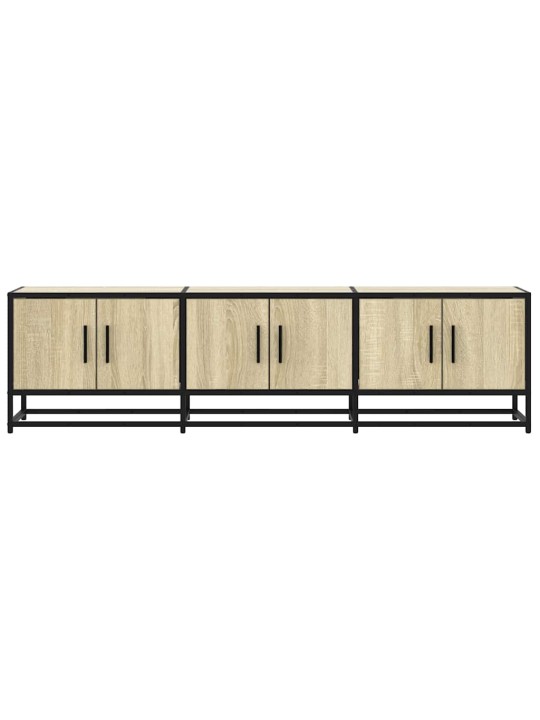 Tv skříňka dub sonoma 150 x 35 x 41 cm kompozitní dřevo a kov