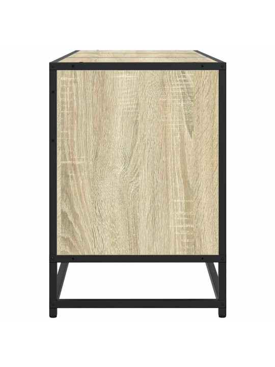 Tv skříňka dub sonoma 150 x 35 x 41 cm kompozitní dřevo a kov