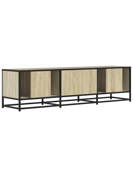 Tv skříňka dub sonoma 150 x 35 x 41 cm kompozitní dřevo a kov