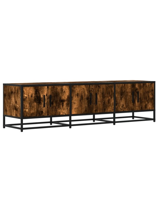 Tv skříňka kouřový dub 150 x 35 x 41 cm kompozitní dřevo a kov