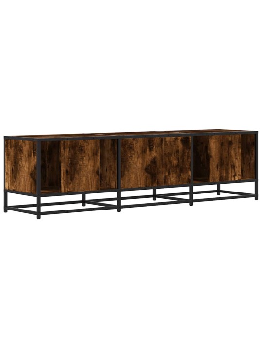 Tv skříňka kouřový dub 150 x 35 x 41 cm kompozitní dřevo a kov