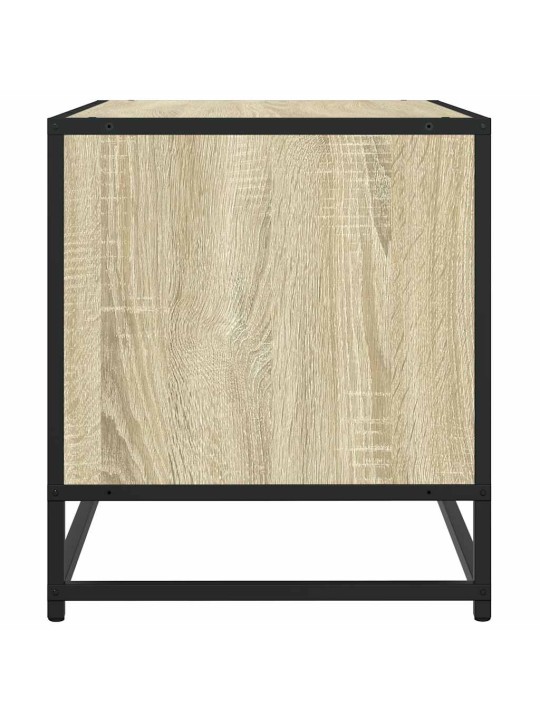 TV skříňka dub sonoma 61 x 40 x 46 cm kompozitní dřevo a kov