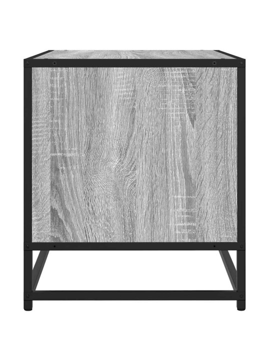 TV skříňka šedá sonoma 61 x 40 x 46 cm kompozitní dřevo a kov