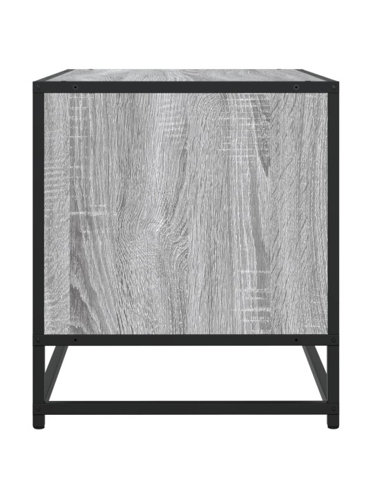 TV skříňka šedá sonoma 91 x 40 x 46 cm kompozitní dřevo a kov