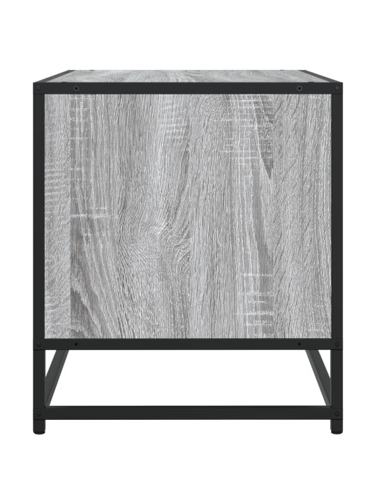 TV skříňka šedá sonoma 120,5x40x46 cm kompozitní dřevo a kov