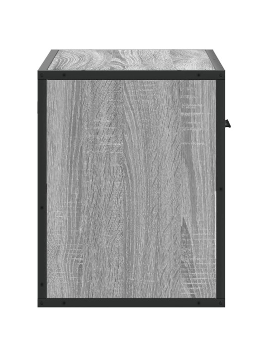 TV skříňka šedá sonoma 60 x 31 x 39,5 cm kompozitní dřevo a kov
