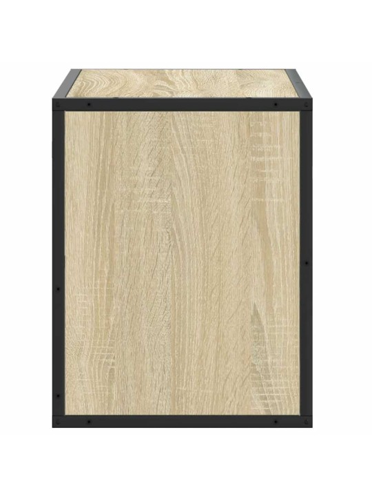Tv skříňka dub sonoma 60 x 31 x 39,5 cm kompozitní dřevo a kov
