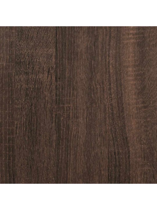 Tv skříňka hnědý dub 60 x 31 x 39,5 cm kompozitní dřevo a kov
