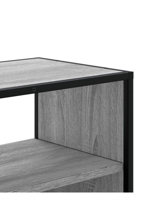TV skříňka šedá sonoma 100x31x39,5 cm kompozitní dřevo a kov