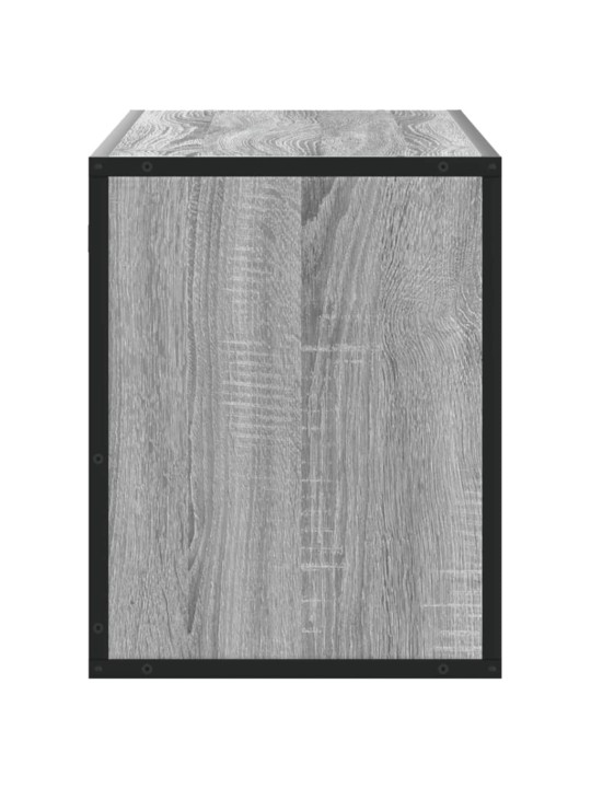 TV skříňka šedá sonoma 100x31x39,5 cm kompozitní dřevo a kov