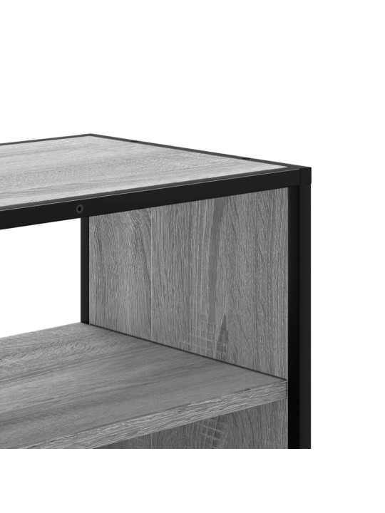 TV skříňka šedá sonoma 100x31x39,5 cm kompozitní dřevo a kov