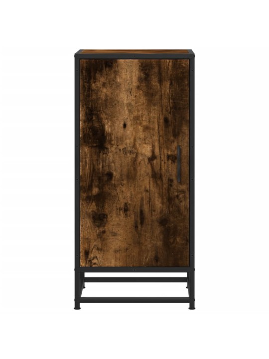 Příborník kouřový dub 35,5 x 35 x 76 cm kompozitní dřevo a kov