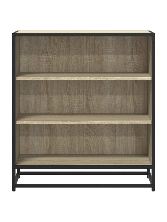 Příborník dub sonoma 68 x 35 x 76 cm kompozitní dřevo a kov
