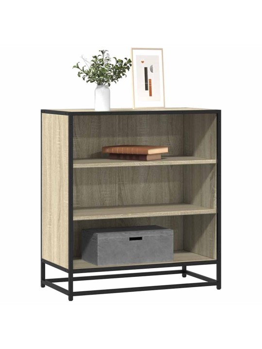 Příborník dub sonoma 68 x 35 x 76 cm kompozitní dřevo a kov
