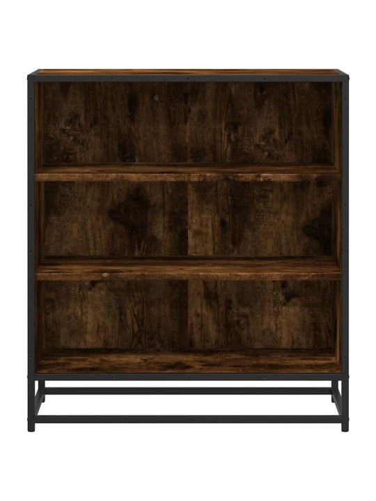Příborník kouřový dub 68 x 35 x 76 cm kompozitní dřevo a kov