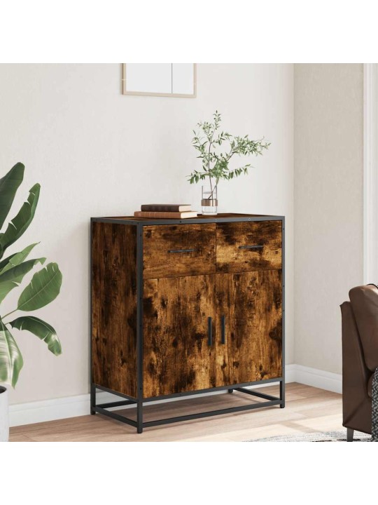 Příborník kouřový dub 68x35x76 cm kompozitní dřevo