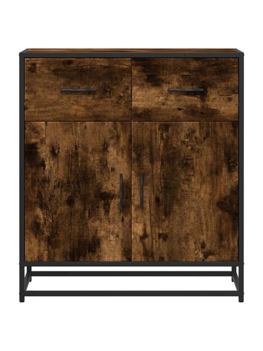 Příborník kouřový dub 68x35x76 cm kompozitní dřevo