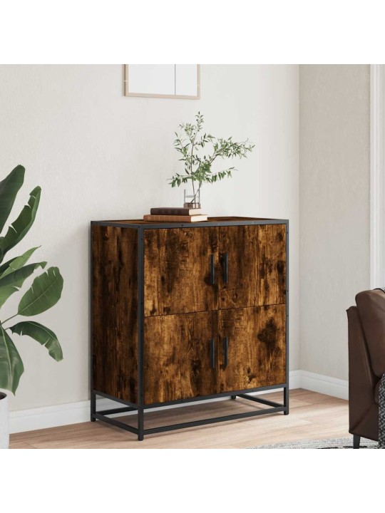 Příborník kouřový dub 68x35x76 cm kompozitní dřevo