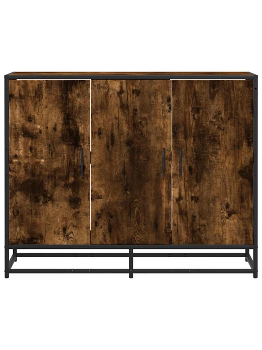 Příborník kouřový dub 94x35x76 cm kompozitní dřevo