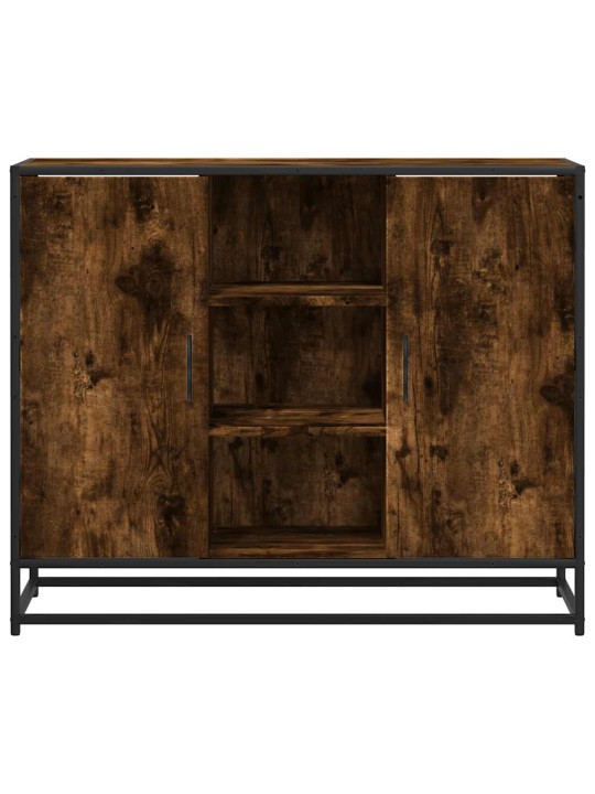 Příborník kouřový dub 92 x 35 x 76 cm kompozitní dřevo