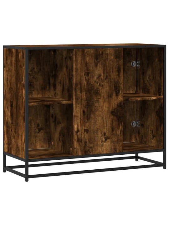 Příborník kouřový dub 92 x 35 x 76 cm kompozitní dřevo