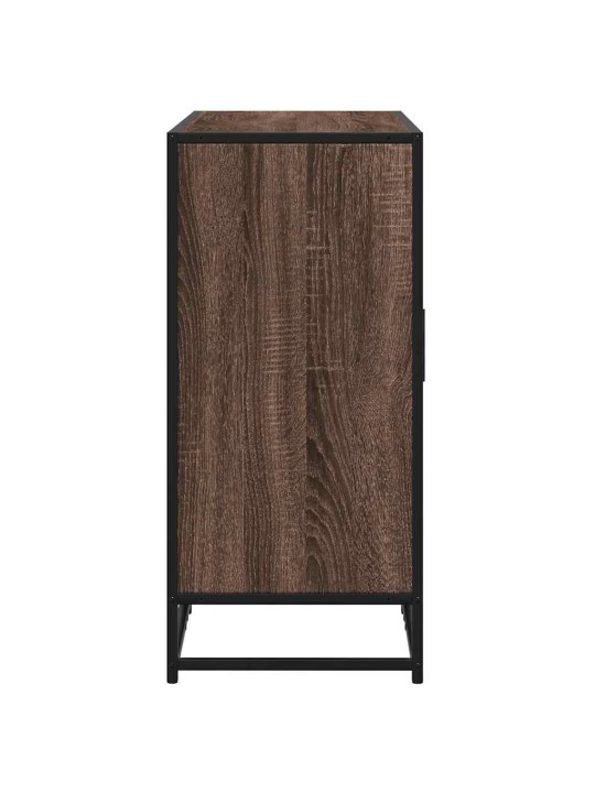 Příborník hnědý dub 92 x 35 x 76 cm kompozitní dřevo