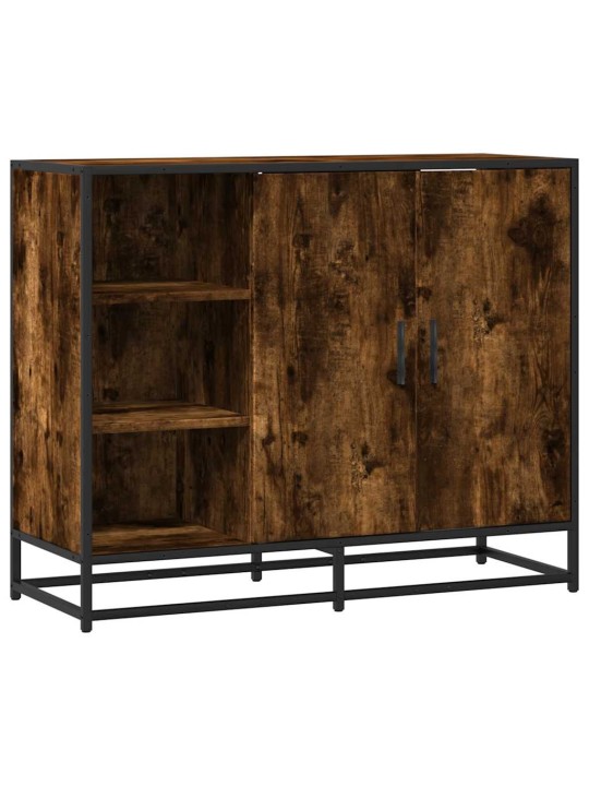 Příborník kouřový dub 92 x 35 x 76 cm kompozitní dřevo