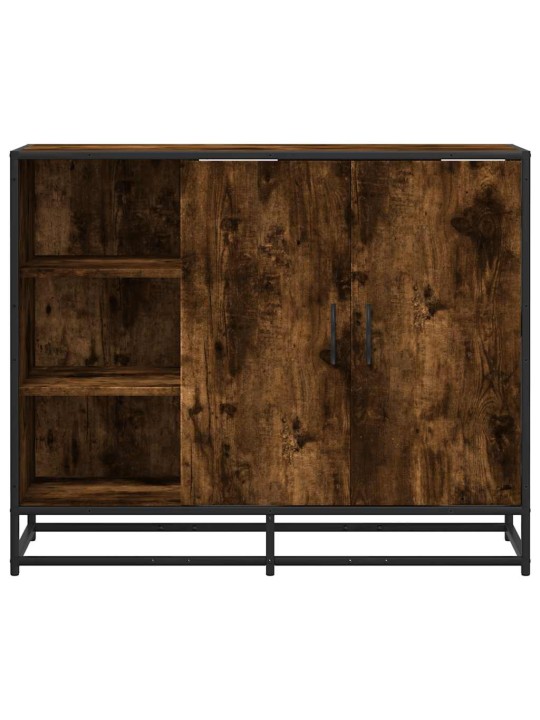 Příborník kouřový dub 92 x 35 x 76 cm kompozitní dřevo