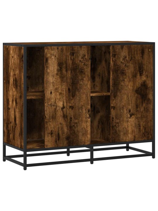 Příborník kouřový dub 92 x 35 x 76 cm kompozitní dřevo