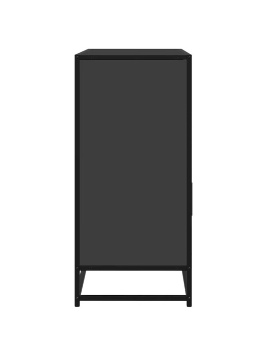 Příborník černý 100x35x76 cm kompozitní dřevo