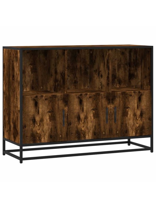 Příborník kouřový dub 100x35x76 cm kompozitní dřevo
