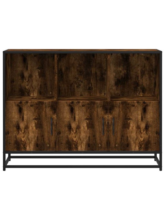 Příborník kouřový dub 100x35x76 cm kompozitní dřevo