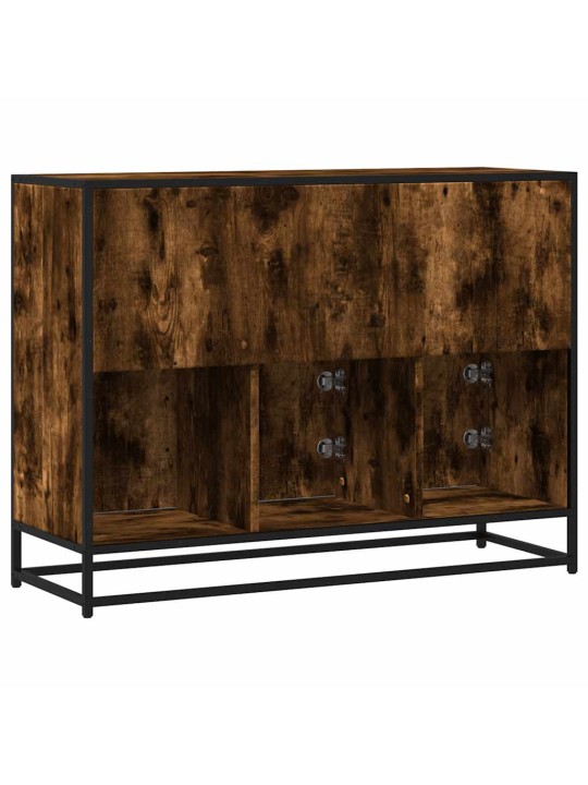 Příborník kouřový dub 100x35x76 cm kompozitní dřevo
