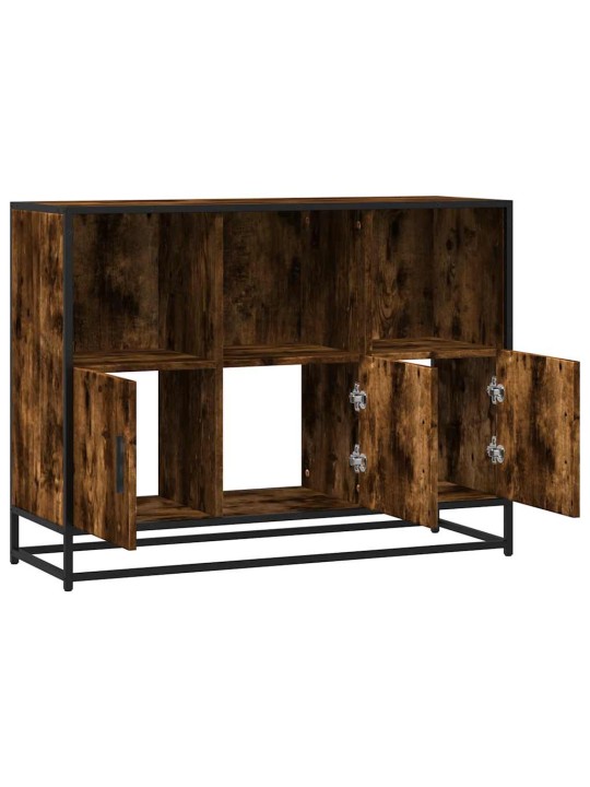 Příborník kouřový dub 100x35x76 cm kompozitní dřevo