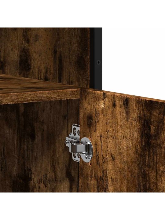 Příborník kouřový dub 100x35x76 cm kompozitní dřevo