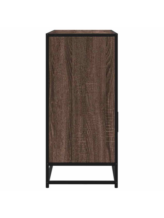Příborník hnědý dub 100x35x76 cm kompozitní dřevo