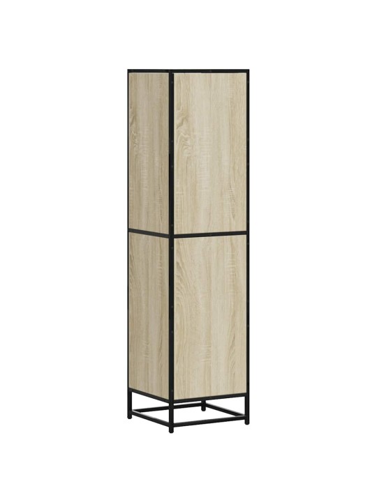Skříň highboard dub sonoma 35,5x35x139 cm kompozit a kov
