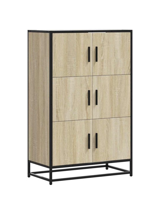 Skříň highboard dub sonoma 68x35x106,5 cm kompozit a kov