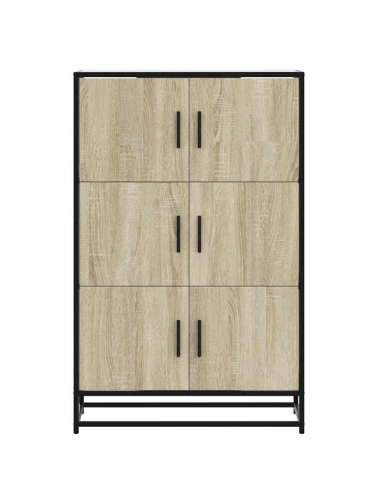 Skříň highboard dub sonoma 68x35x106,5 cm kompozit a kov