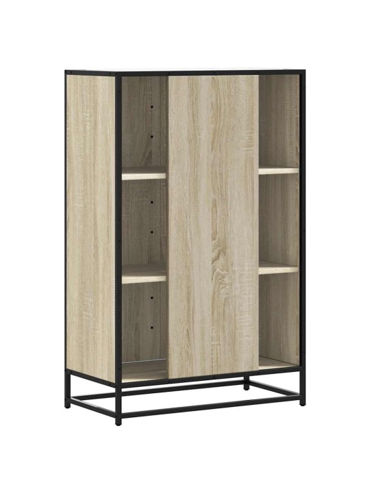 Skříň highboard dub sonoma 68x35x106,5 cm kompozit a kov