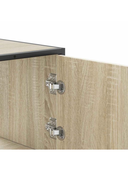 Skříň highboard dub sonoma 68x35x106,5 cm kompozit a kov
