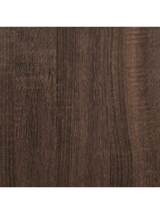 Skříň highboard hnědý dub 68x35x106,5 cm kompozit a kov