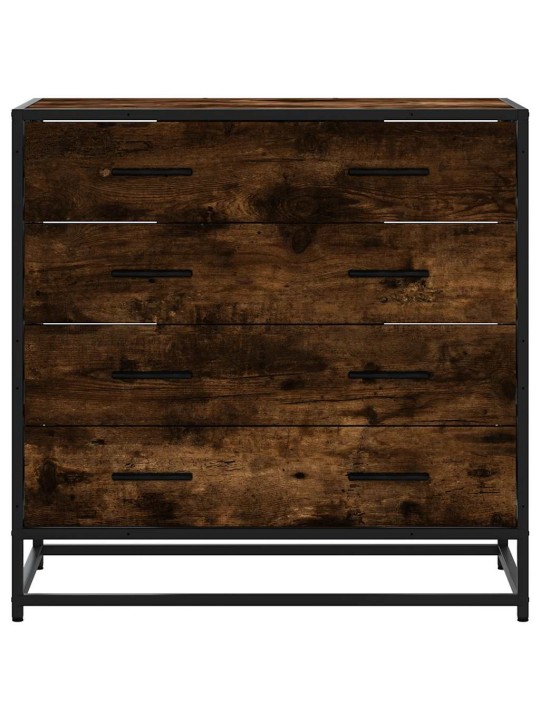 Zásuvková skříňka kouřový dub 70x41x70 cm kompozitní dřevo