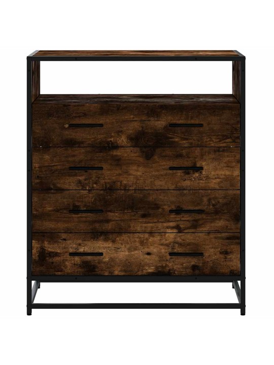 Zásuvková skříňka kouřový dub 70x41x83,5 cm kompozitní dřevo