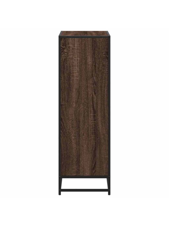 Knihovna hnědý dub 60x35x107,5 cm kompozitní dřevo