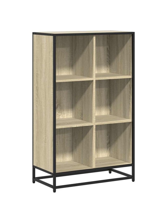 Knihovna dub sonoma 65,5x33x107,5 cm kompozitní dřevo