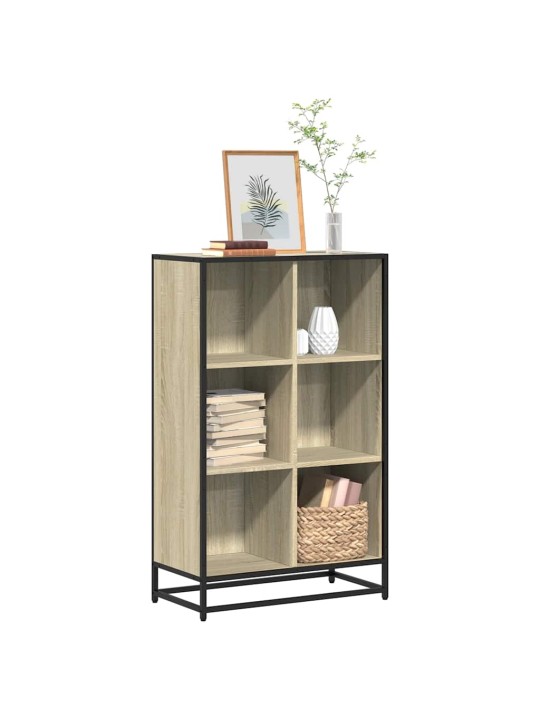 Knihovna dub sonoma 65,5x33x107,5 cm kompozitní dřevo