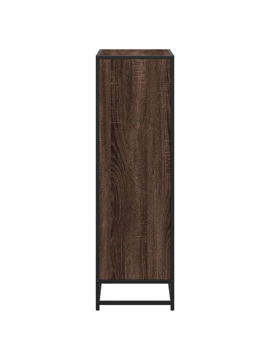 Knihovna hnědý dub 65,5x33x107,5 cm kompozitní dřevo