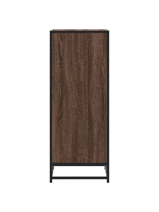 Botník hnědý dub 48x38x97,5 cm kompozitní dřevo
