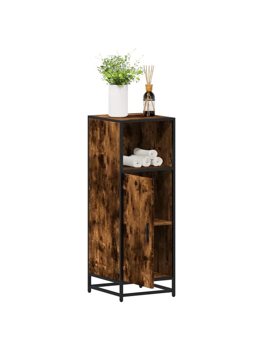 Koupelnová skříňka kouřový dub 35x37,5x100 cm kompozitní dřevo